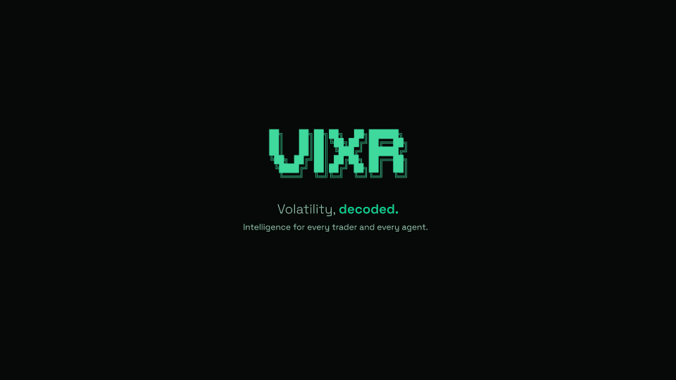 Vixr wordmark on a dark background